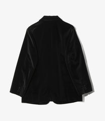 Peaked Lapel Jacket - Cotton Velvet
