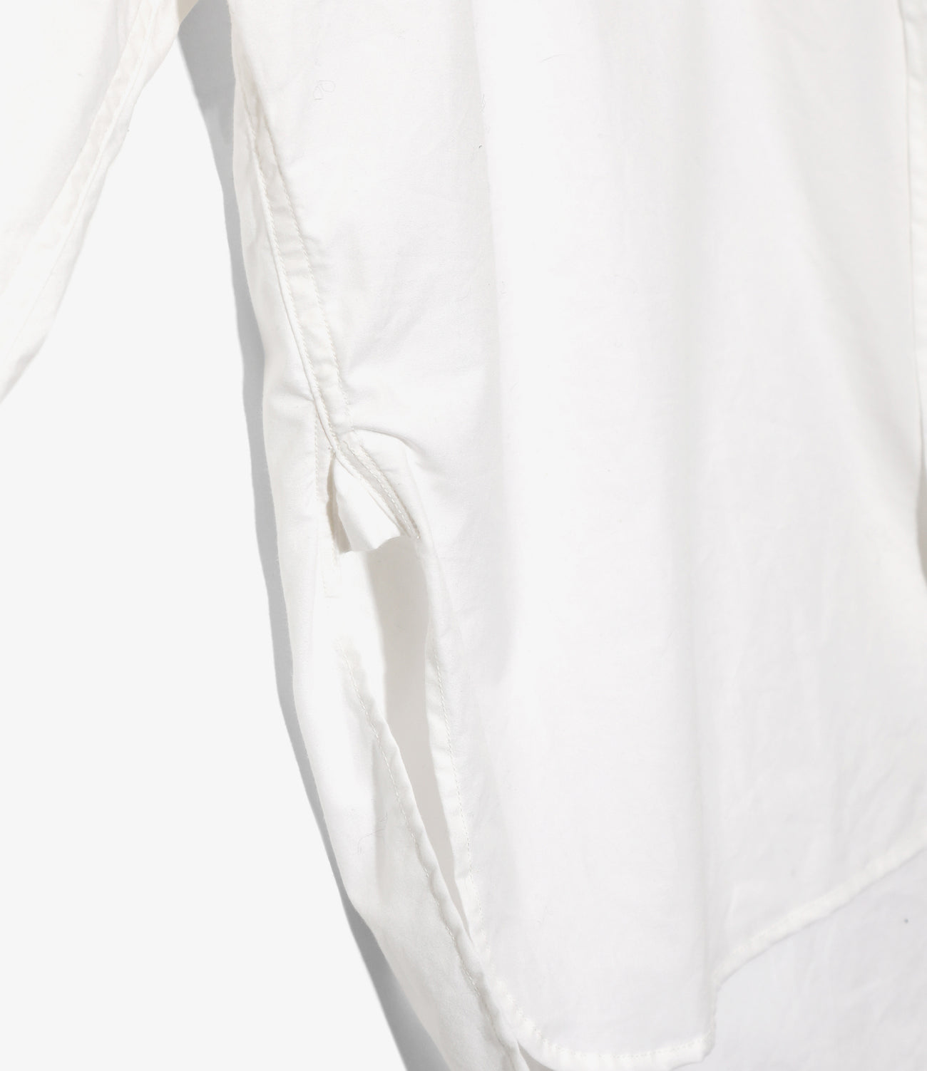 Band Collar Tuxedo Shirt-Typewriter