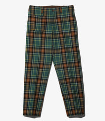 Military Trouser - Tartan Plaid