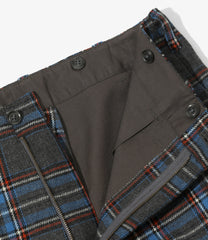 Military Trouser - Tartan Plaid