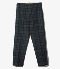 Military Trouser - Tartan Plaid