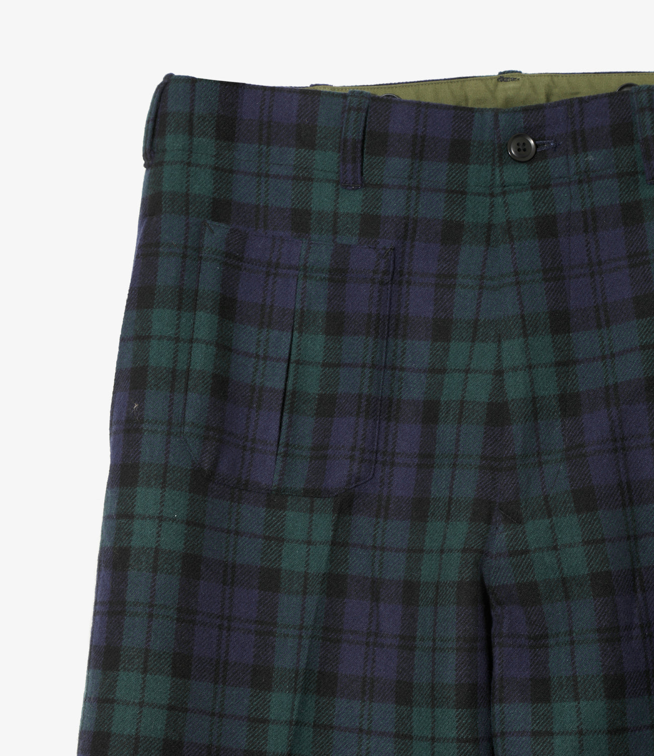 Military Trouser - Tartan Plaid