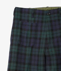Military Trouser - Tartan Plaid