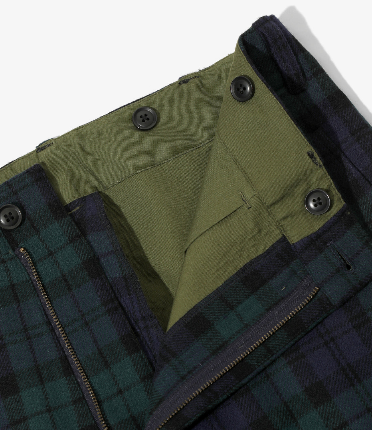 Military Trouser - Tartan Plaid