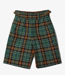 Gurkha Short - Tartan Plaid