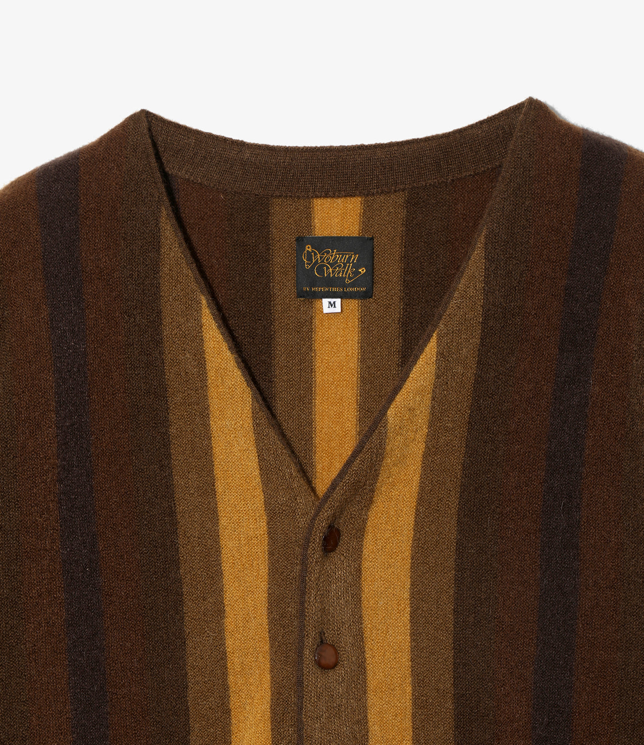 Knit Cardigan - Crepe Stripe / Gradation
