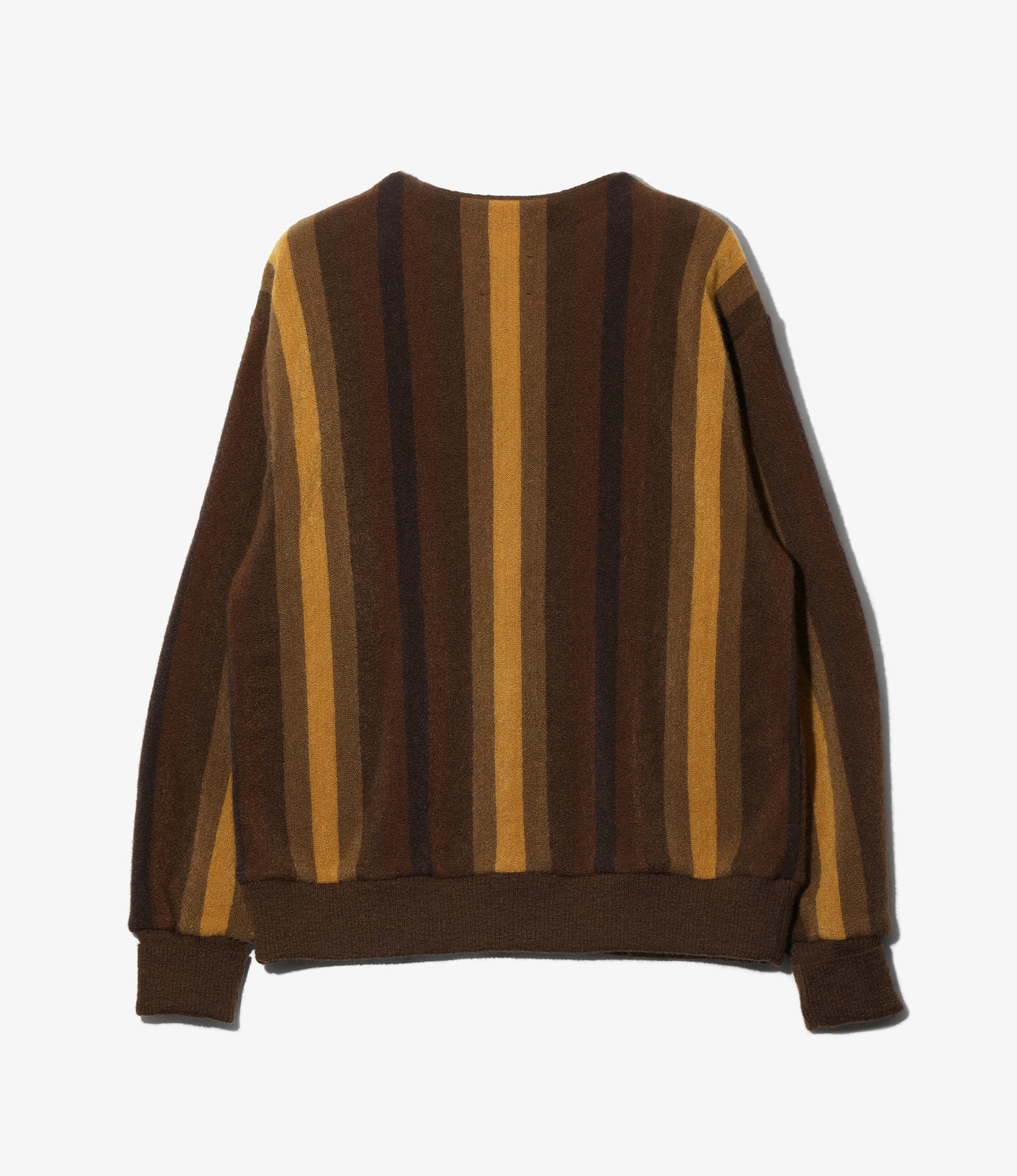 Knit Cardigan - Crepe Stripe / Gradation