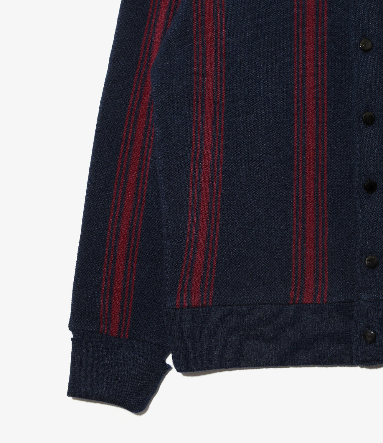 Knit Cardigan - Crepe Stripe / 2 Color