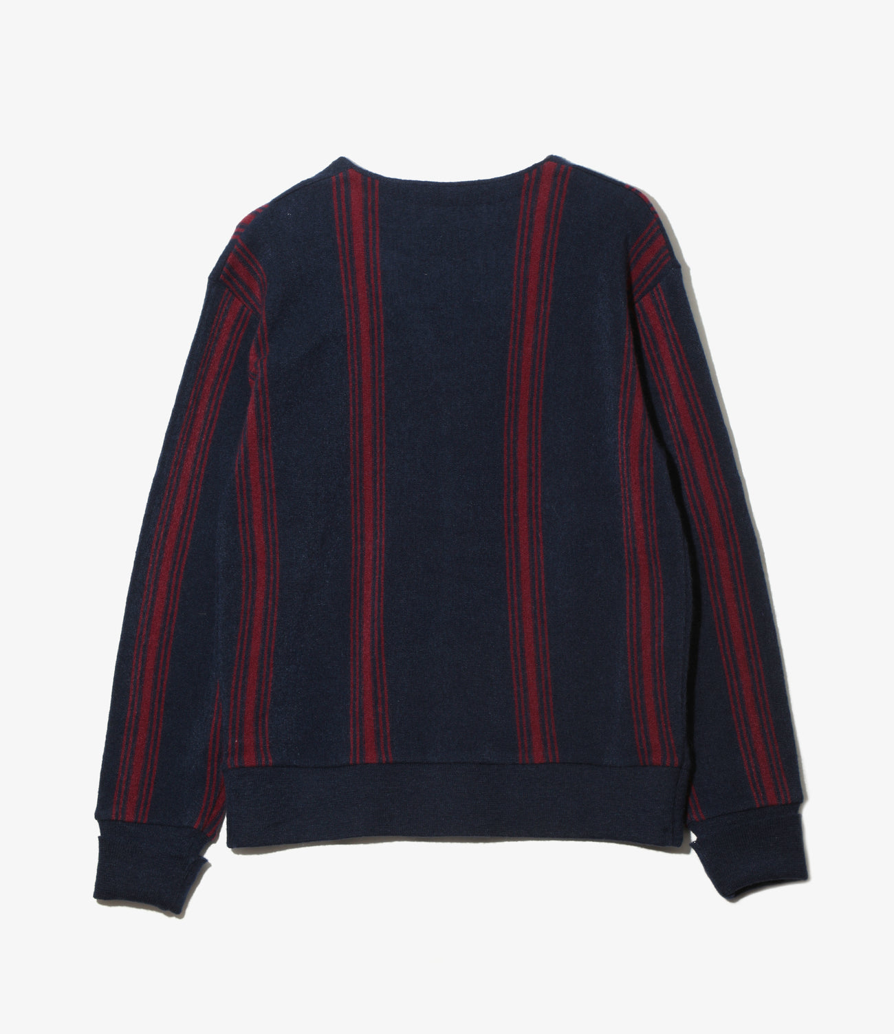 Knit Cardigan - Crepe Stripe / 2 Color