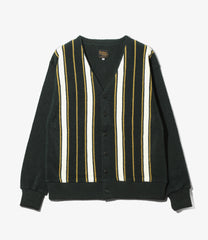 Knit Cardigan - Crepe Stripe / Front Stripe