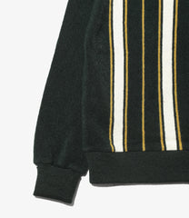 Knit Cardigan - Crepe Stripe / Front Stripe