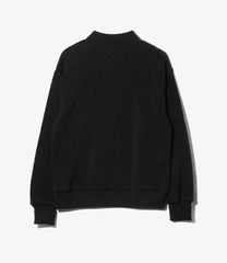 Knit Polo - Crepe Stripe / Front Thick Stripe