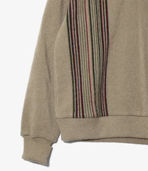 Knit Polo - Crepe Stripe / Front Thin Stripe