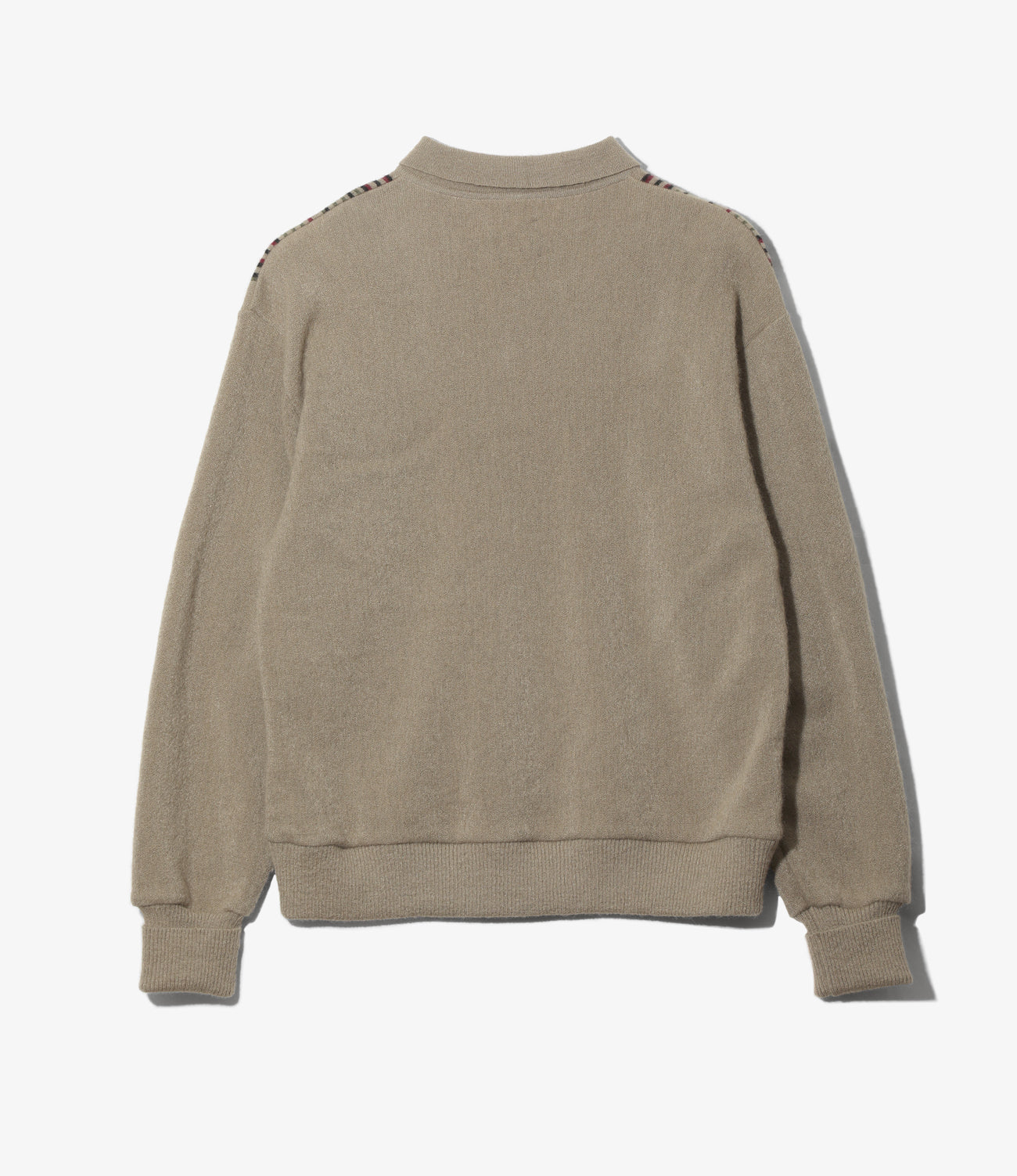 Knit Polo - Crepe Stripe / Front Thin Stripe