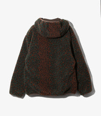 Piping Parka - Boa Jacquard