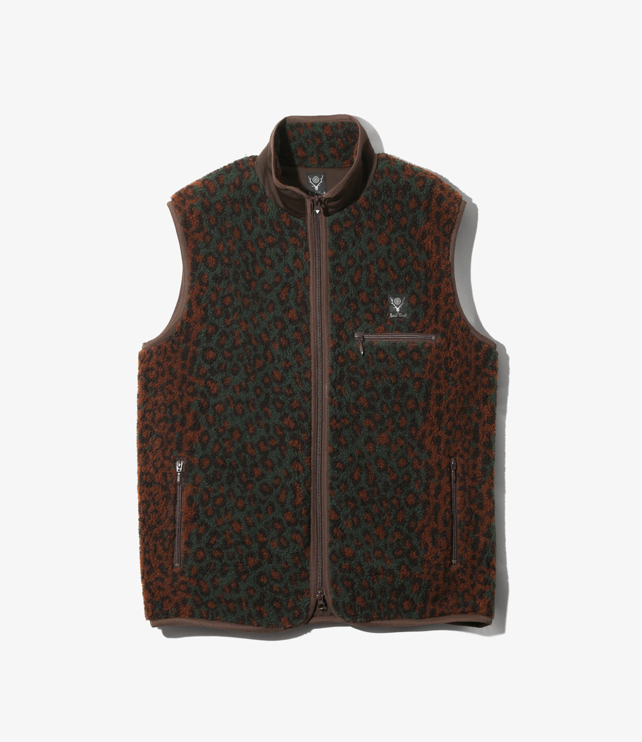 Piping Vest - Boa Jacquard