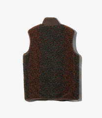 Piping Vest - Boa Jacquard