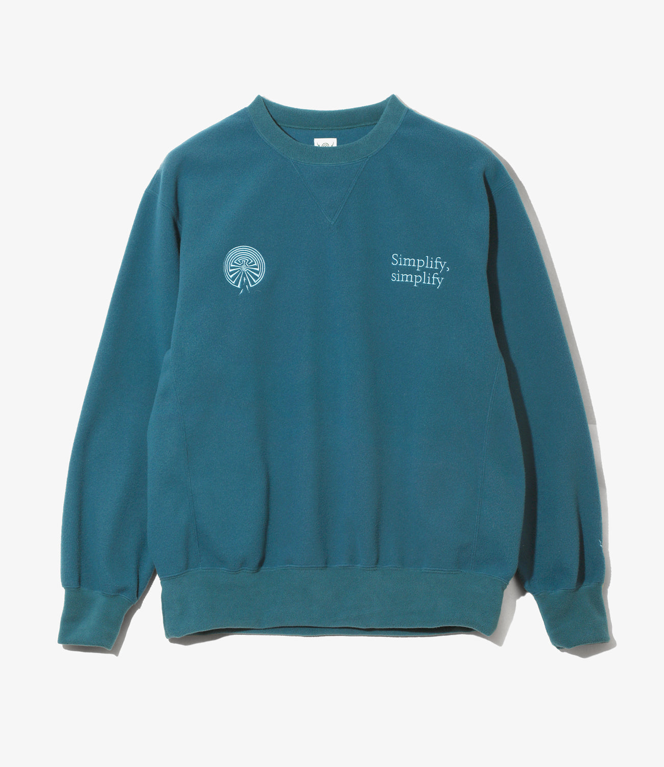 Emb. Crew Neck Sweat Shirt - Poly Fleece