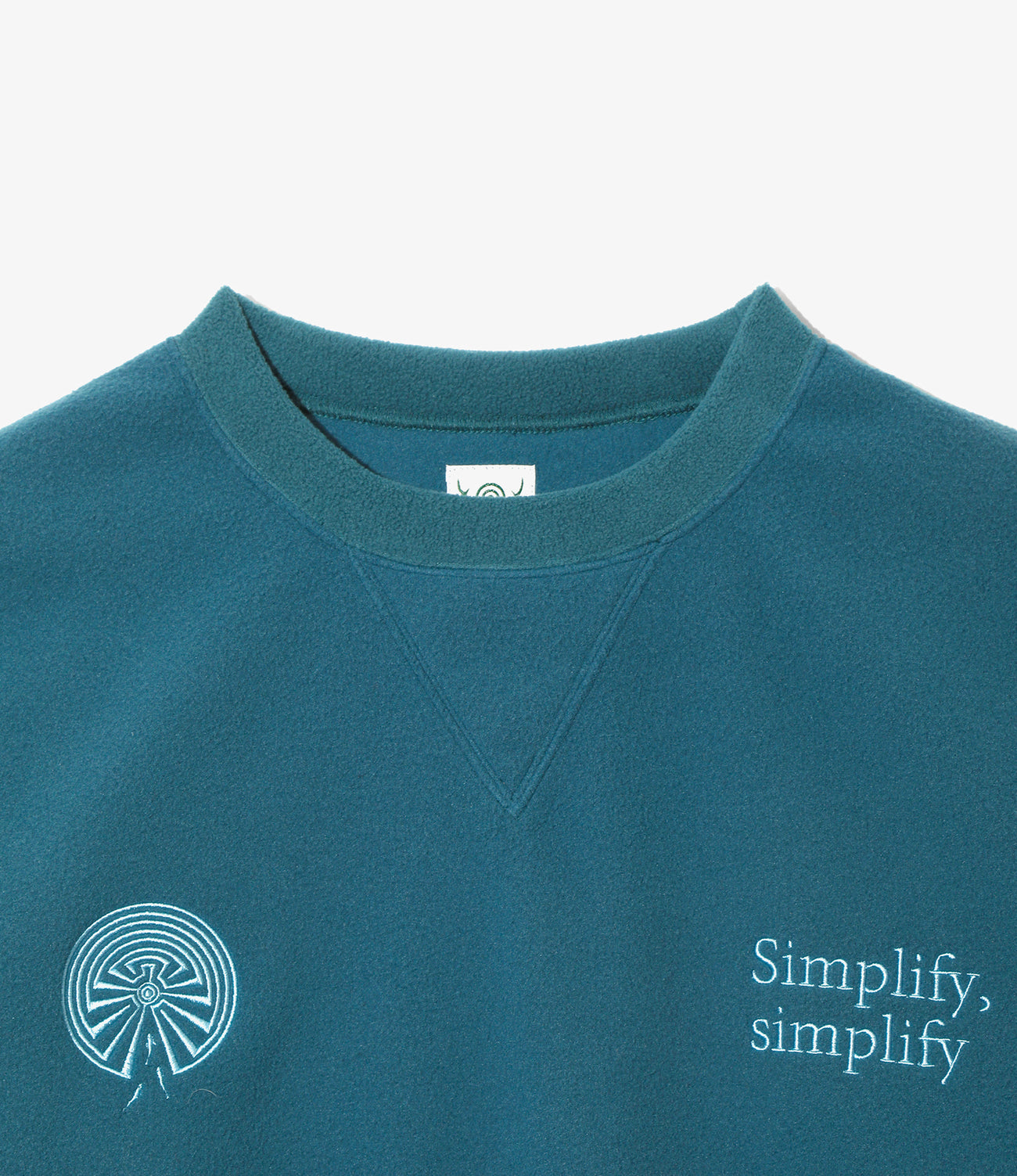 Emb. Crew Neck Sweat Shirt - Poly Fleece