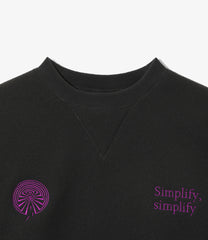 Emb. Crew Neck Sweat Shirt - Poly Fleece