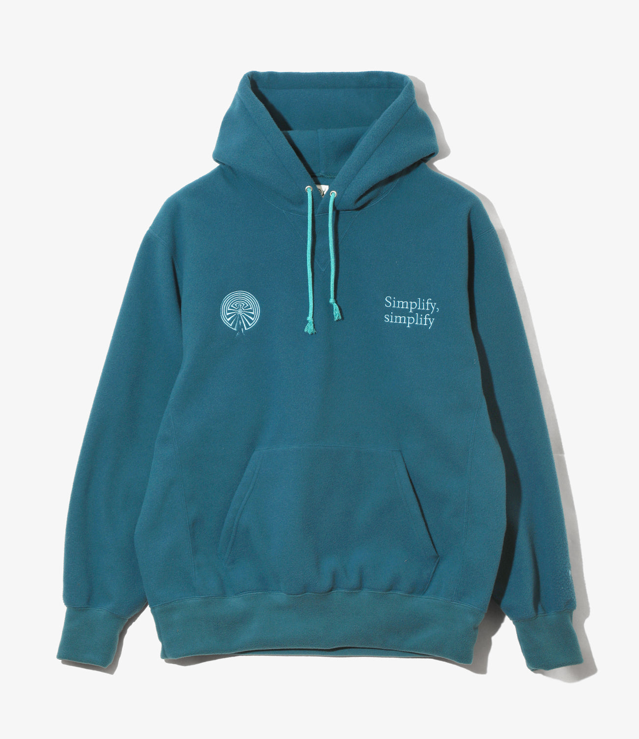 Emb. Sweat Parka - Poly Fleece