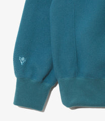 Emb. Sweat Parka - Poly Fleece