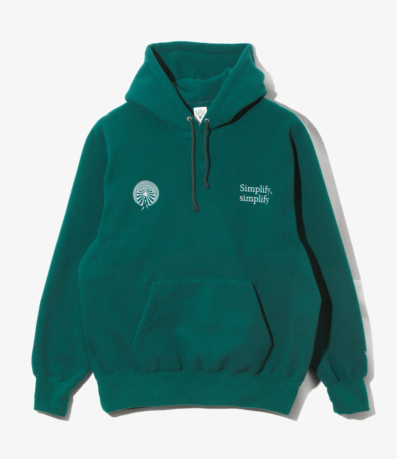Emb. Sweat Parka - Poly Fleece