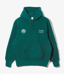 Emb. Sweat Parka - Poly Fleece