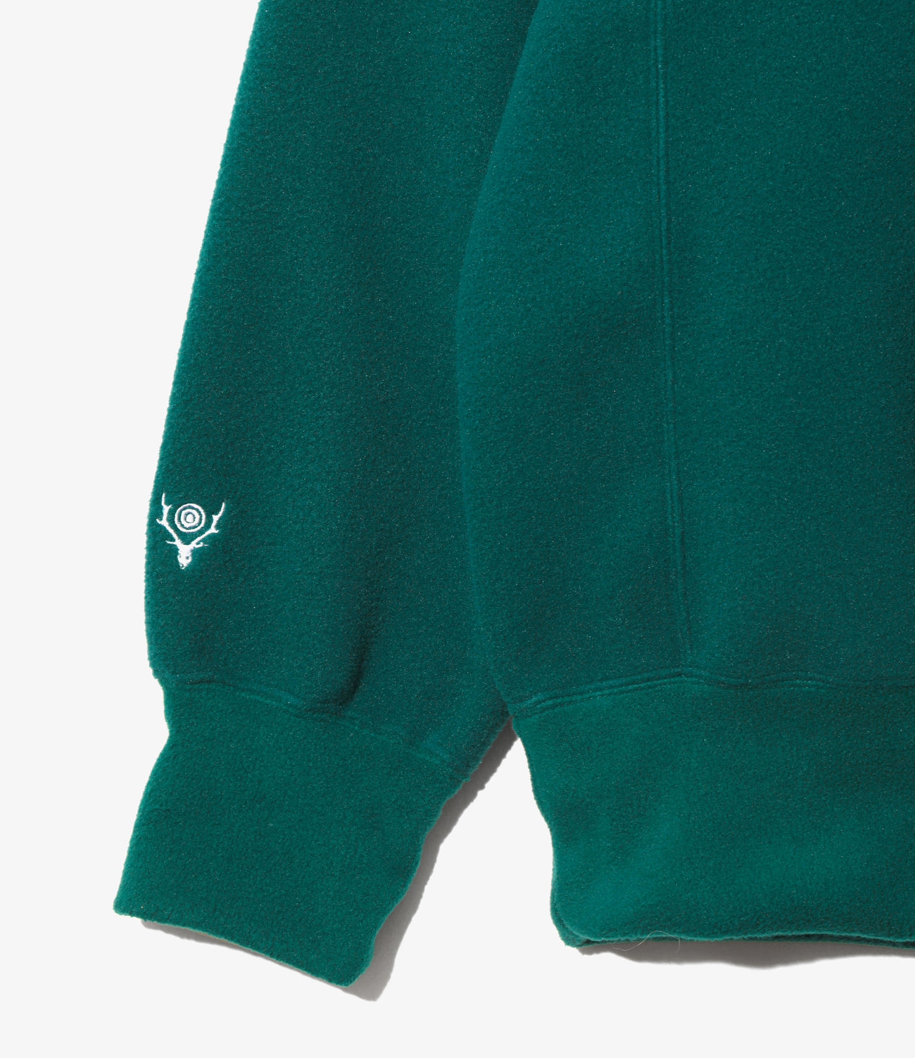 Emb. Sweat Parka - Poly Fleece