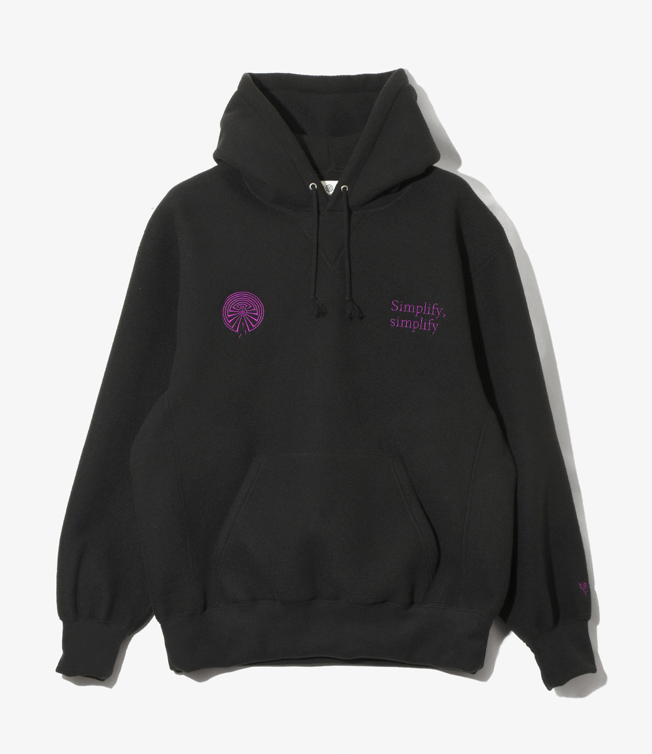 Emb. Sweat Parka - Poly Fleece