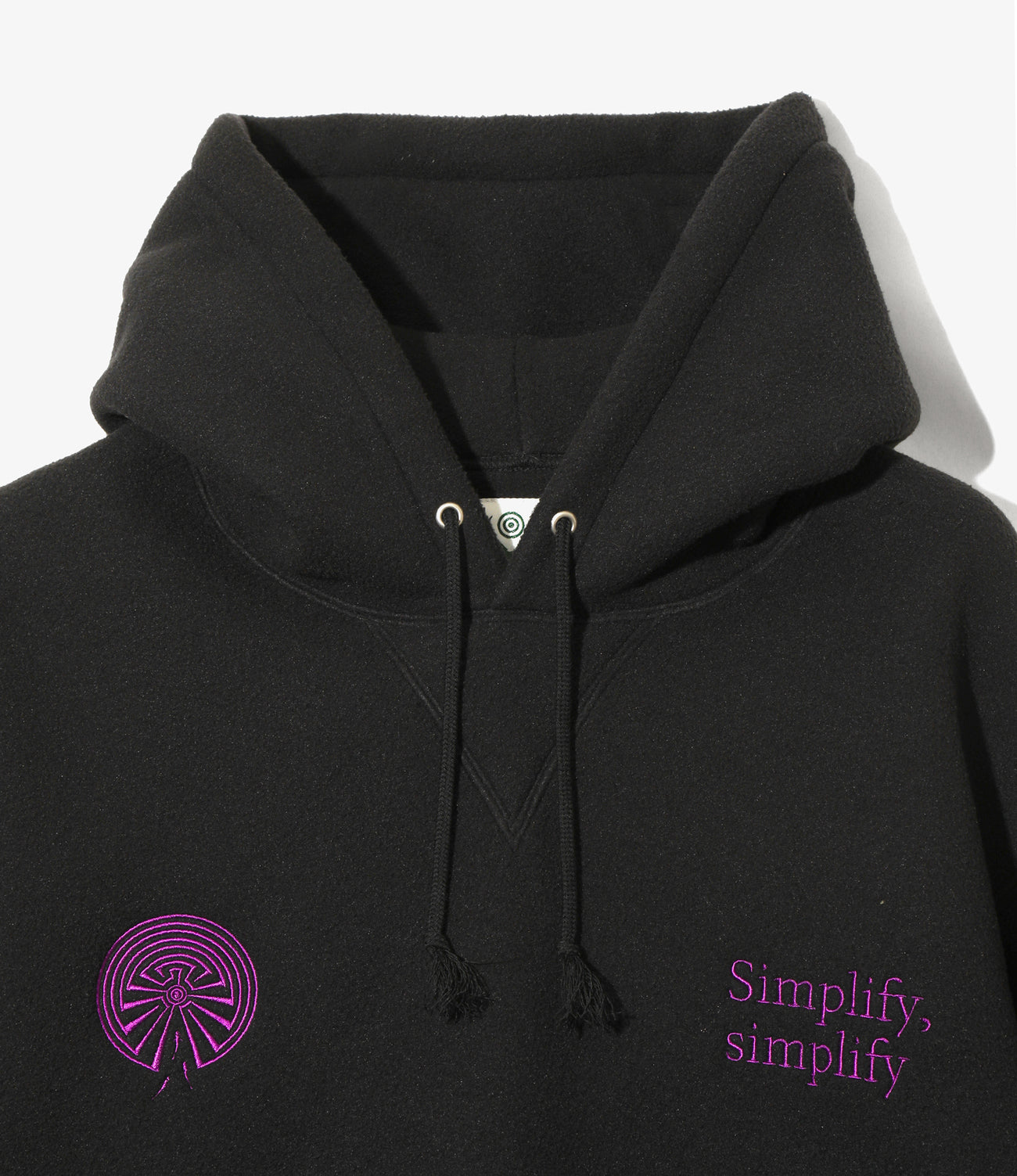 Emb. Sweat Parka - Poly Fleece