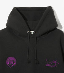 Emb. Sweat Parka - Poly Fleece