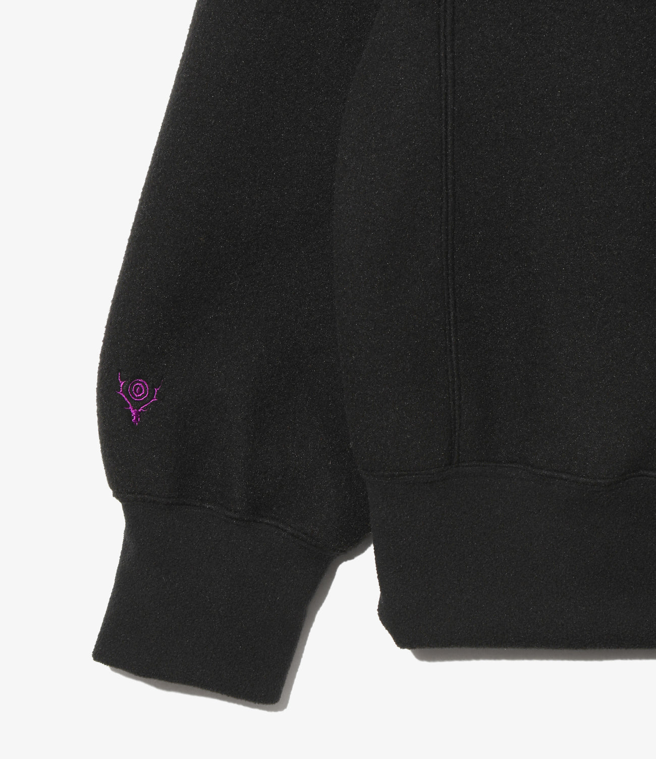Emb. Sweat Parka - Poly Fleece
