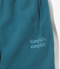 Emb. String Sweat Pant - Poly Fleece