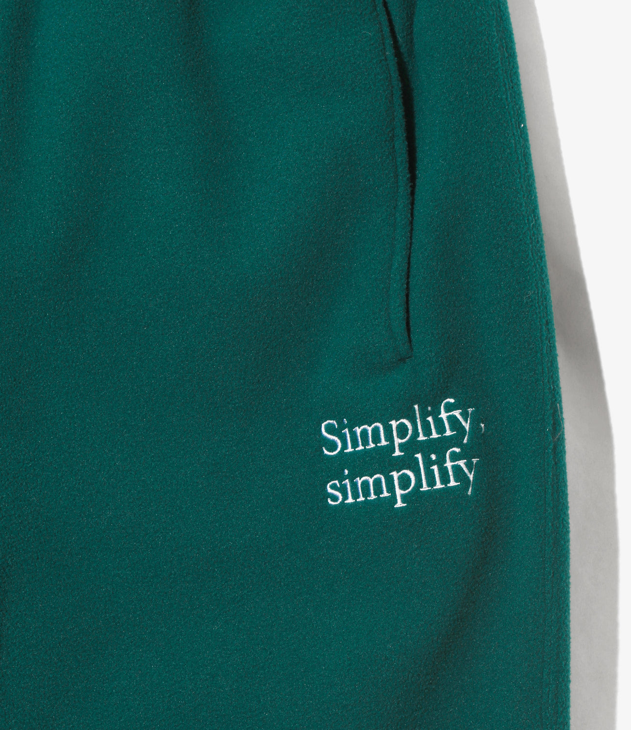 Emb. String Sweat Pant - Poly Fleece