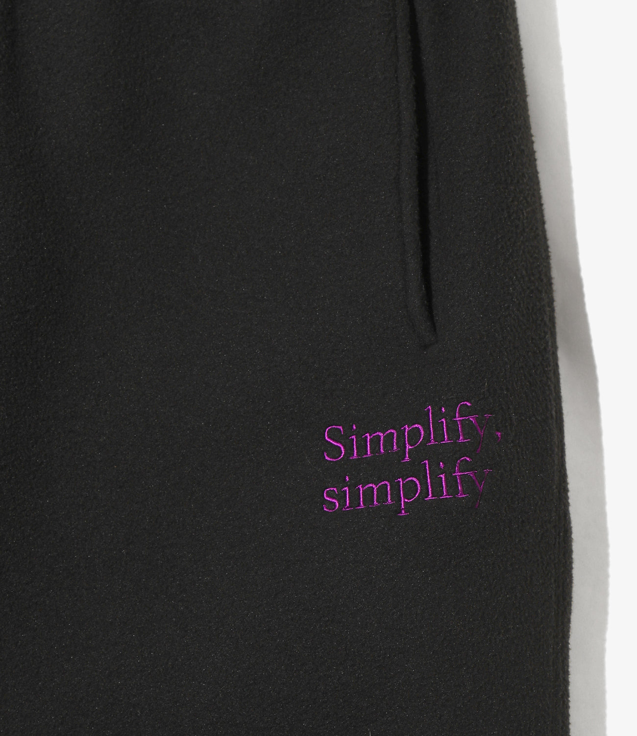 Emb. String Sweat Pant - Poly Fleece