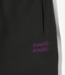 Emb. String Sweat Pant - Poly Fleece