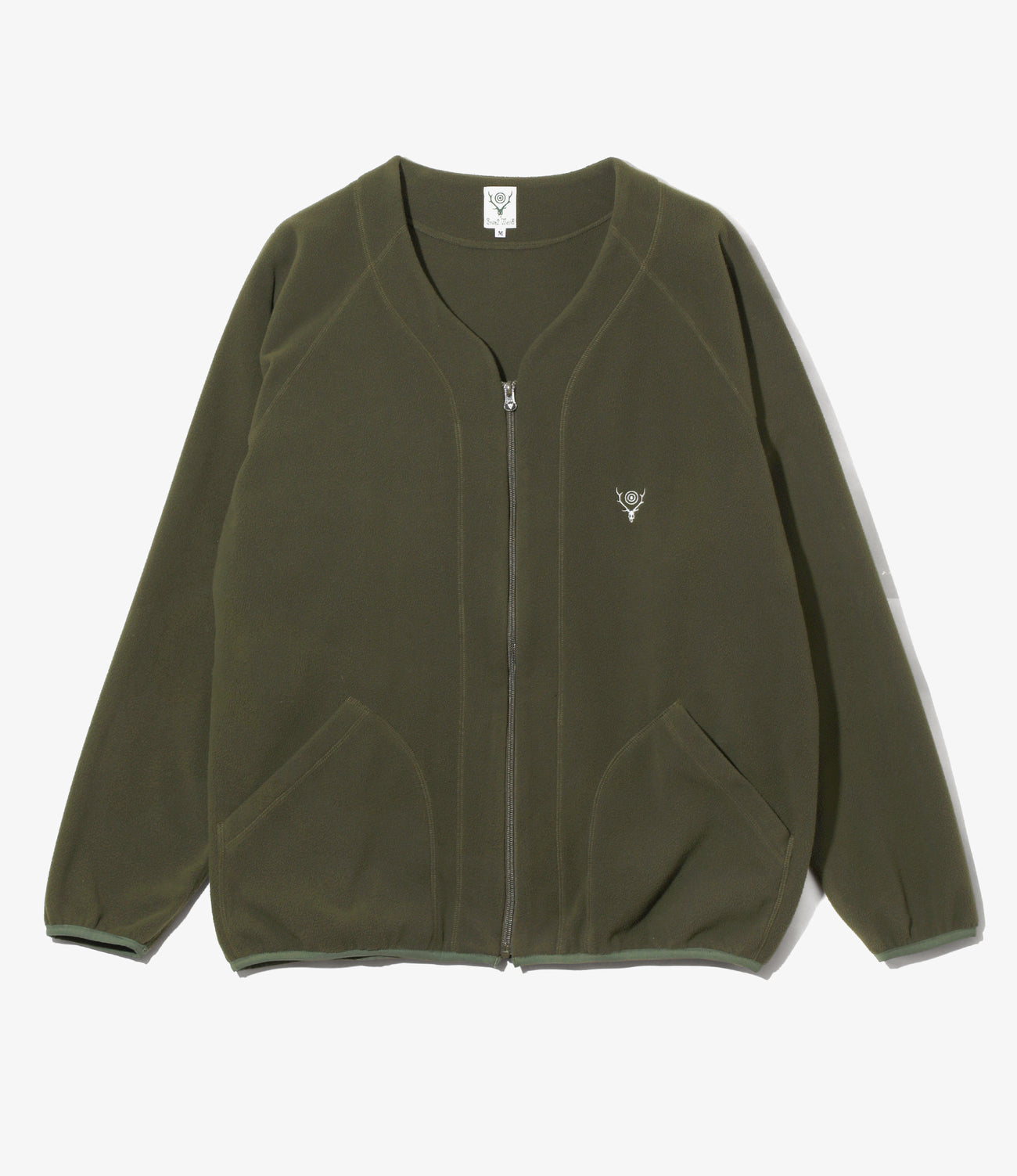 Zipped Cardigan - Poly Fleece