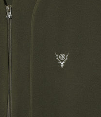 Zipped Cardigan - Poly Fleece