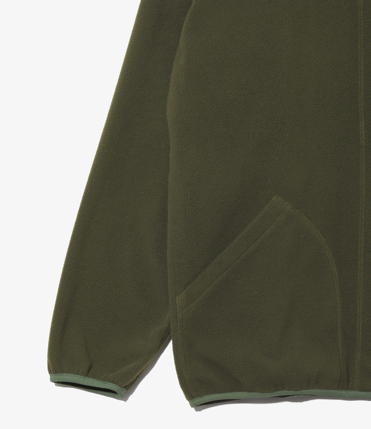 Zipped Cardigan - Poly Fleece