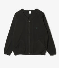 Zipped Cardigan - Poly Fleece