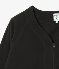 Zipped Cardigan - Poly Fleece