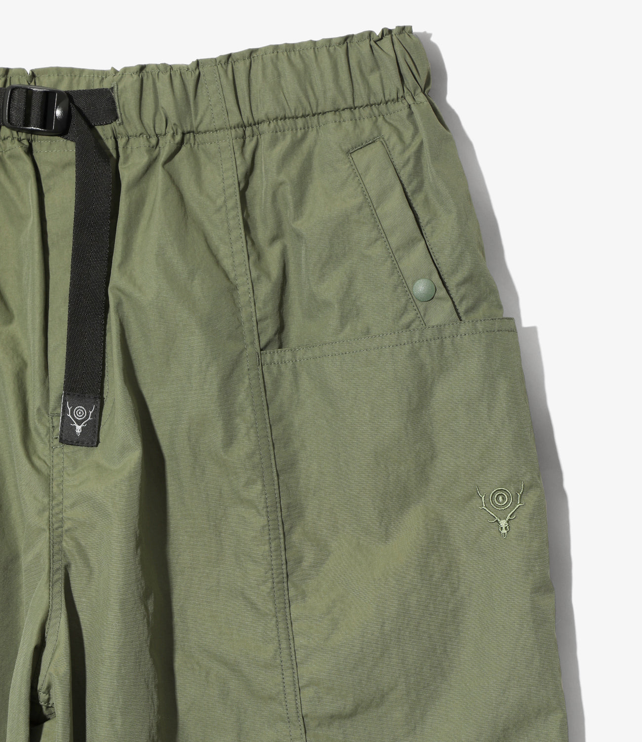 Belted C.S.Pant - Nylon Tussah