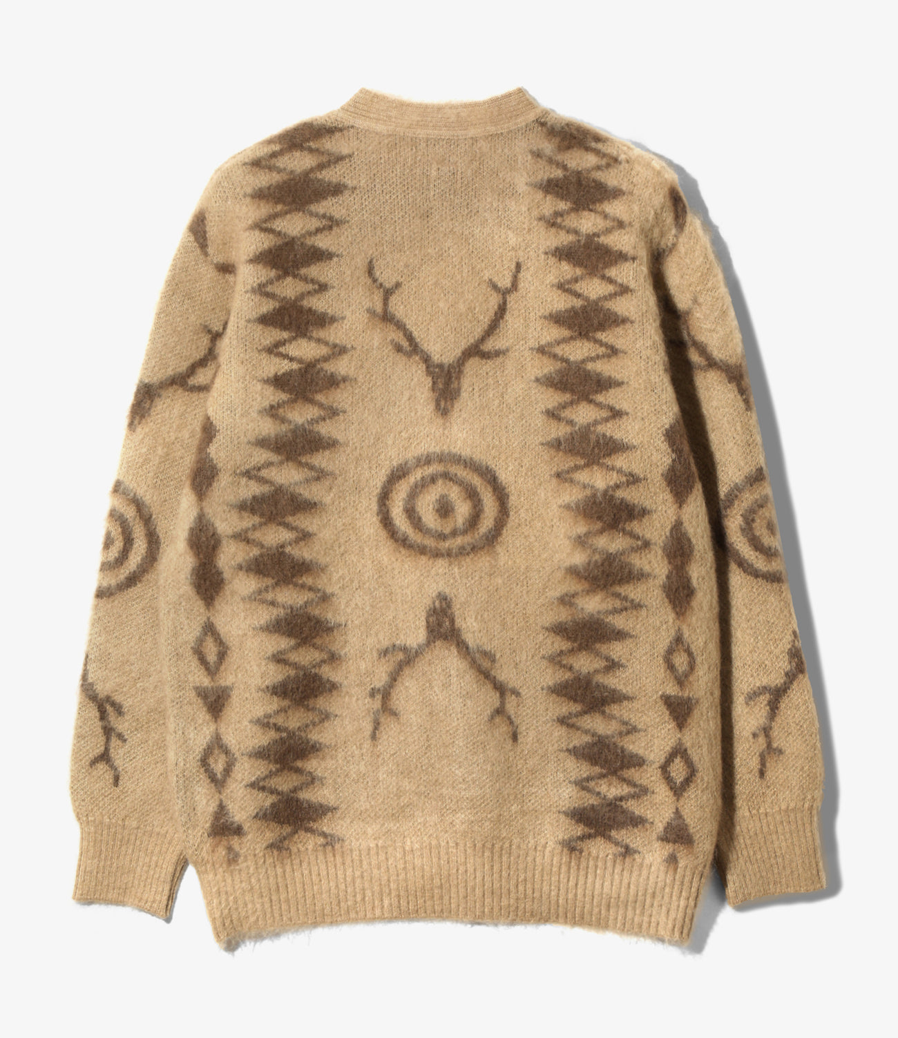 V-Neck Cardigan Sweater - Skull&Target