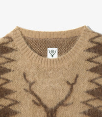 Crew Neck Sweater - Skull&Target