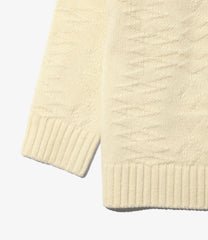 Fisherman Sweater - Native Pattern