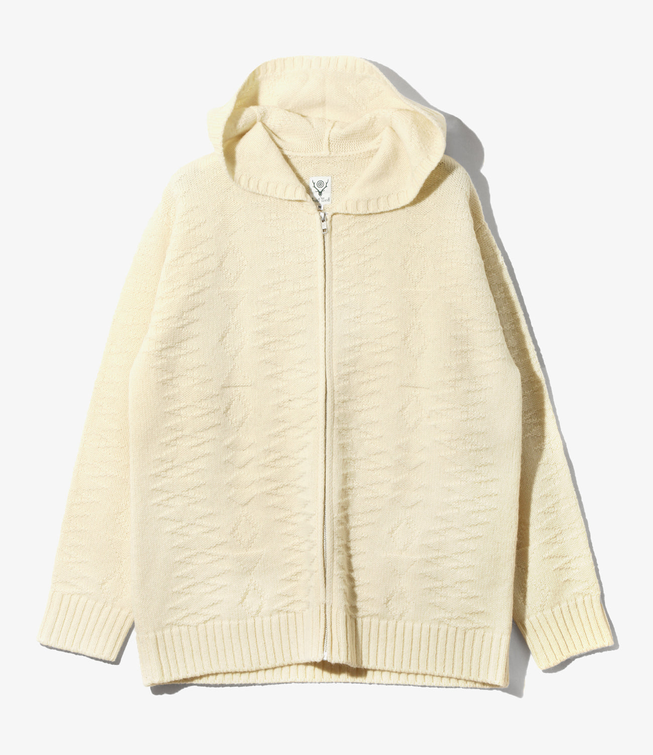 Fisherman Zipped Hoody - Native Pattern