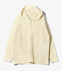 Fisherman Zipped Hoody - Native Pattern