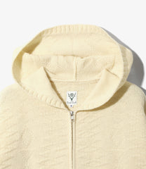 Fisherman Zipped Hoody - Native Pattern