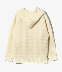 Fisherman Zipped Hoody - Native Pattern